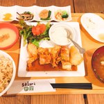 Sakura - チキン南蛮 食べる野菜タルタルソース定食(税抜￥1280)