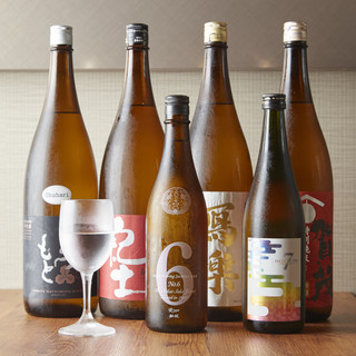◆品酒師精挑細選季節的名酒，稀有品牌。有精選日本酒