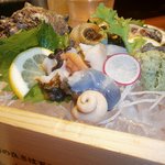 活さざえ刺し（380円）