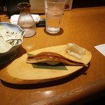 さかなや本舗 - 穴子握り（180円）