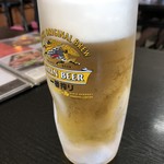 表禅房 おりこ乃 - 生ビール（580円）