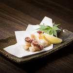 生タコのから揚げ