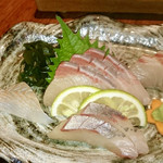 魚笑 - 刺身盛り