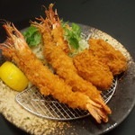 炸虾牡蛎套餐 (炸虾・炸牡蛎2个)