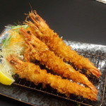 Fried shrimp set meal (3 fried shrimp)