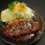 Miso loin cutlet set meal (medium/180g)