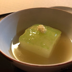 御料理 寺沢 - 冬瓜に絶品の餡