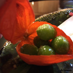 御料理 寺沢 - 酸漿の中には新物の藤九郎銀杏