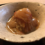 御料理 寺沢 - 鯛茶漬の具材