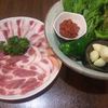 Shimizu - 料理写真:ｻﾑｷﾞｮﾌﾟｻﾙ＆肩ﾛｰｽｾｯﾄ(包葉､青森ﾆﾝﾆｸ､野菜ﾐｿ､ﾁｮﾚｷﾞｻﾗﾀﾞ､塩ｺﾞﾏﾀﾞﾚ)