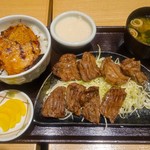 Butaichi - 炭火焼牛タン・豚丼ダブルセット