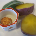 乳頭温泉郷 妙乃湯 - ウェルカム日本茶＆お菓子　ズームアップ