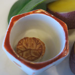 乳頭温泉郷 妙乃湯 - ウェルカム日本茶＆お菓子　ズームアップ