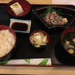 日本料理寿 - (料理)アジタタキ定食