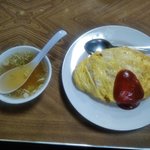 仙龍 - オムライス（大盛・スープ付き）