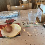 モアザン 地産地消カフェ　ぷくぷく - サービスゆで卵