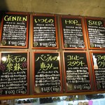 明石麦酒工房 時 - この日のビールのラインナップ