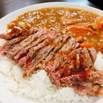 Toumanosato - 豪華！！よくばり！！ ステーキ＆カレー（1.000円）