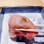 Sushi Benkei Umi - 切りで鬼おろしで頂きますが この食べ方秀逸！！これ銀座でもしてくれるのかな？？