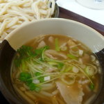 川越製麺 六三余うどん - 塩肉汁うどん