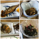 Takasagoya - ＊ヒメマスの甘露煮やお漬物、佃煮など。甘露煮は若干骨が硬い部分もありますが、普通に美味しい。 佃煮などは1階で販売されています