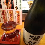 つきぢ神楽寿司 - 日本酒「獺祭」