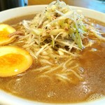 中華そば 一颯 - ねぎそば・中 950円 煮玉子 100円