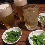 鳥里 - ハイボールで乾杯