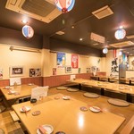 沖縄居酒屋 畑人 - 掘りごたつの座敷最大３６名様まで対応
