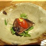 つき出し（鰹の梅肉ソース）