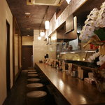 串カツ　ほおかむり - お一人でもお気軽にどうぞ。カウンターの様子です♪