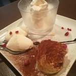 カルロッタ - ティラミス＆アイス （＋サービスでひとくちパンナコッタ）