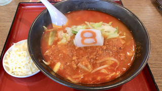 Hachi Ban Ramen - トマトラーメン&トッピングチーズ