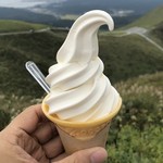 スカイパーク寒風山回転展望台 - 男鹿塩ソフトクリーム 300円