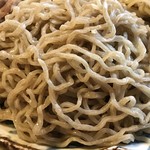 拉麺酒房 熊人 - つけ麺三種盛りの粗挽き麺