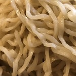 拉麺酒房 熊人 - つけ麺三種盛りの細麺 アップ