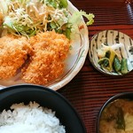 北野屋 - チキンカツ定食700円