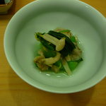 青梗菜とキノコ