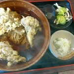 平成食堂 - 舞茸天そば