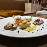 ビストロ フジノ - 前菜の盛り合わせ　アップで♡