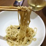 ビストロ フジノ - トリュフ蕎麦　アップのアップで♡