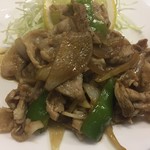 食堂 一休 - 豚肉アップ