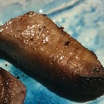 肉匠こば - トロタン厚　厚切りなのでこのくらい焼いても大丈夫でした