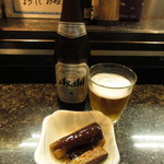 直寿司 - 瓶ビールとお通し