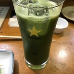 鳥こう - 緑茶割り。いわゆる青汁ね。苦いの。