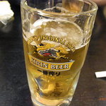 元祖 参佰宴 - まずはビール