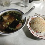 ふじや - 半チャーハン・ラーメンセット