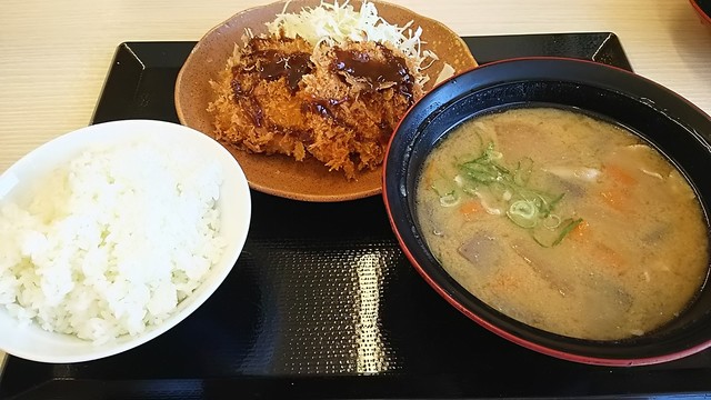 かつやの豚汁定食 彡 By Kp６１ かつや 新宿南口店 新宿 とんかつ 食べログ