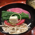 草喰 なかひがし - 松茸が引き立ちます