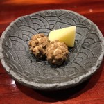 草喰 なかひがし - エスプレッソのあて